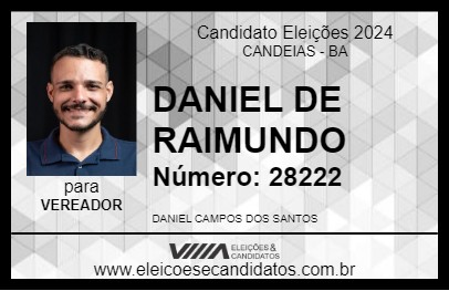 Candidato DANIEL DE RAIMUNDO 2024 - CANDEIAS - Eleições