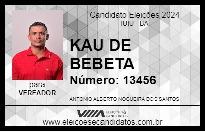 Candidato KAU DE BEBETA 2024 - IUIU - Eleições