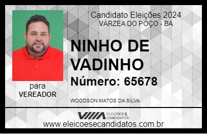 Candidato NINHO DE VADINHO 2024 - VÁRZEA DO POÇO - Eleições