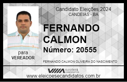 Candidato FERNANDO CALMON 2024 - CANDEIAS - Eleições