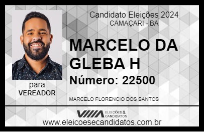 Candidato MARCELO DA GLEBA H 2024 - CAMAÇARI - Eleições