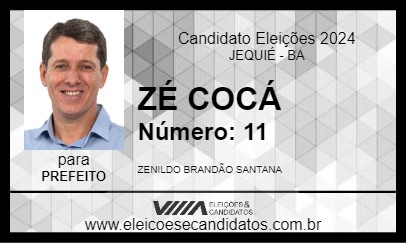 Candidato ZÉ COCÁ 2024 - JEQUIÉ - Eleições