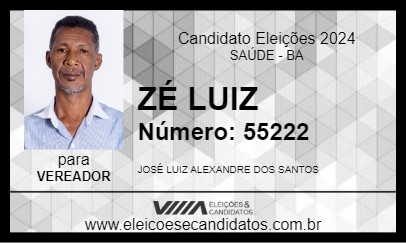 Candidato ZÉ LUIZ 2024 - SAÚDE - Eleições