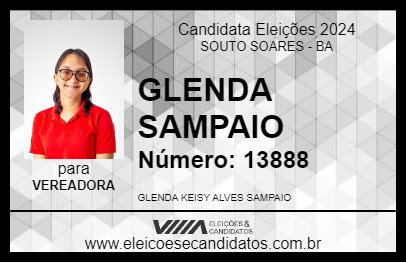 Candidato GLENDA SAMPAIO 2024 - SOUTO SOARES - Eleições