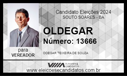 Candidato OLDEGAR 2024 - SOUTO SOARES - Eleições