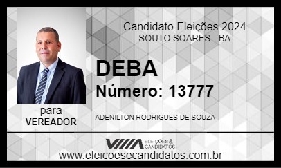 Candidato DEBA 2024 - SOUTO SOARES - Eleições