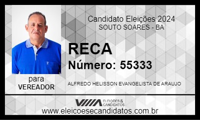 Candidato RECA 2024 - SOUTO SOARES - Eleições