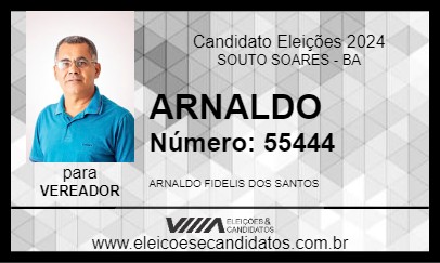 Candidato ARNALDO 2024 - SOUTO SOARES - Eleições