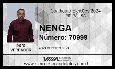 Candidato NENGA 2024 - PIRIPÁ - Eleições