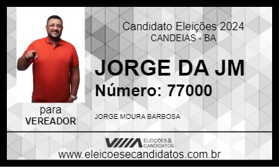 Candidato JORGE DA JM 2024 - CANDEIAS - Eleições