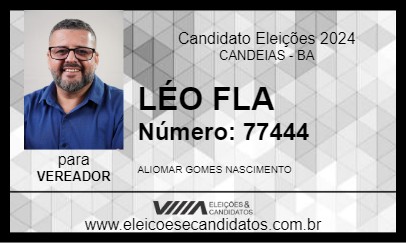 Candidato LÉO FLA 2024 - CANDEIAS - Eleições