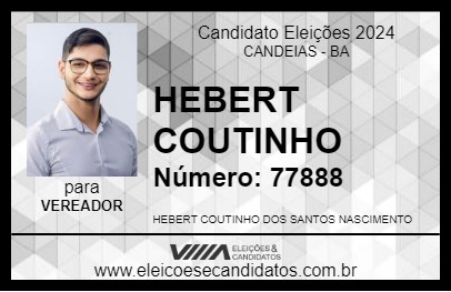 Candidato HEBERT COUTINHO 2024 - CANDEIAS - Eleições