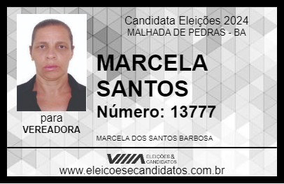 Candidato MARCELA SANTOS 2024 - MALHADA DE PEDRAS - Eleições