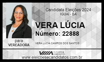 Candidato VERA LÚCIA 2024 - IGUAÍ - Eleições