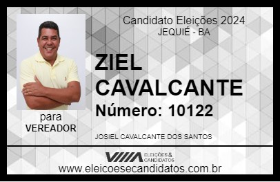 Candidato ZIEL CAVALCANTE 2024 - JEQUIÉ - Eleições