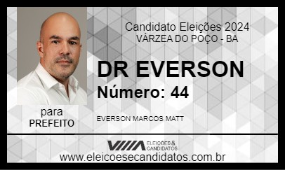 Candidato DR EVERSON 2024 - VÁRZEA DO POÇO - Eleições