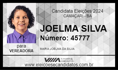 Candidato JOELMA SILVA 2024 - CAMAÇARI - Eleições