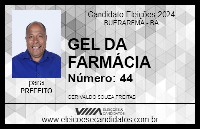 Candidato GEL DA FARMÁCIA 2024 - BUERAREMA - Eleições