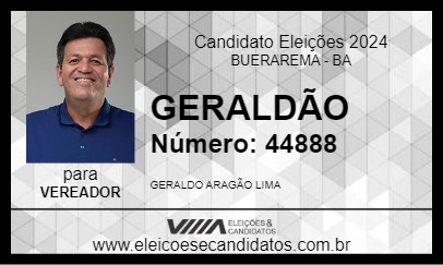 Candidato GERALDÃO 2024 - BUERAREMA - Eleições