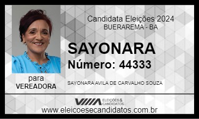 Candidato SAYONARA 2024 - BUERAREMA - Eleições