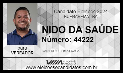 Candidato NIDO DA SAÚDE 2024 - BUERAREMA - Eleições