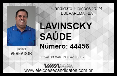 Candidato LAVINSCKY SAÚDE 2024 - BUERAREMA - Eleições