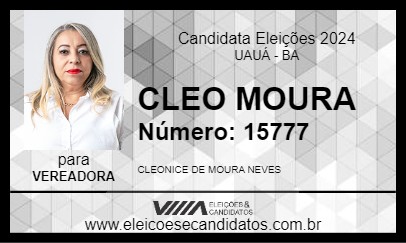 Candidato CLEO MOURA 2024 - UAUÁ - Eleições