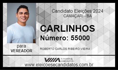 Candidato CARLINHOS 2024 - CAMAÇARI - Eleições