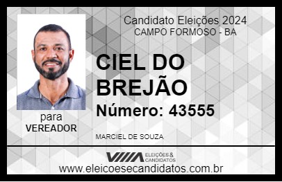 Candidato CIEL DO BREJÃO 2024 - CAMPO FORMOSO - Eleições