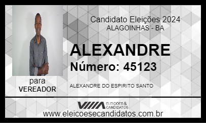 Candidato ALEXANDRE 2024 - ALAGOINHAS - Eleições