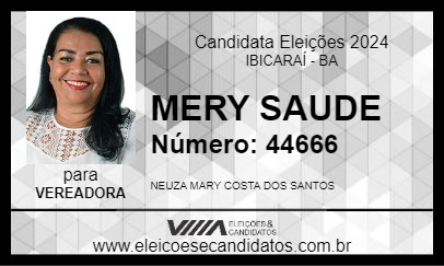 Candidato MEIRE CORRERIA 2024 - IBICARAÍ - Eleições