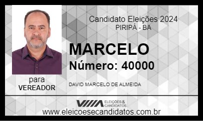 Candidato MARCELO 2024 - PIRIPÁ - Eleições