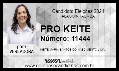 Candidato PRO KEITE 2024 - ALAGOINHAS - Eleições