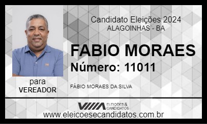 Candidato FABIO MORAES 2024 - ALAGOINHAS - Eleições