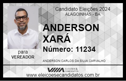 Candidato ANDERSON XARÁ 2024 - ALAGOINHAS - Eleições