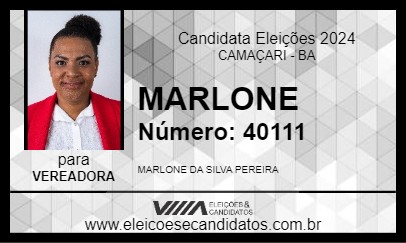 Candidato MARLONE 2024 - CAMAÇARI - Eleições