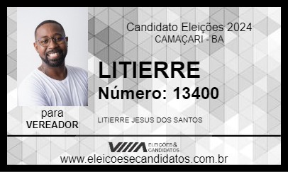 Candidato LITIERRE 2024 - CAMAÇARI - Eleições