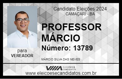 Candidato PROFESSOR MÁRCIO 2024 - CAMAÇARI - Eleições