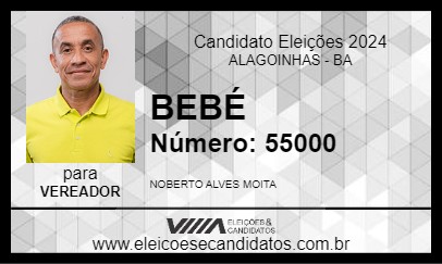 Candidato BEBÉ 2024 - ALAGOINHAS - Eleições