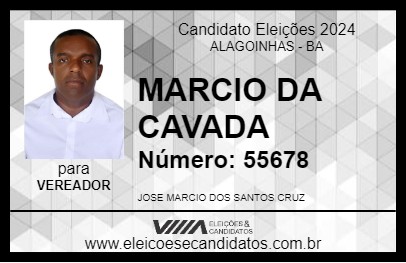 Candidato MARCIO DA CAVADA 2024 - ALAGOINHAS - Eleições