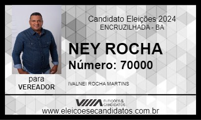 Candidato NEY ROCHA 2024 - ENCRUZILHADA - Eleições