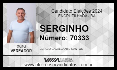 Candidato SERGINHO 2024 - ENCRUZILHADA - Eleições