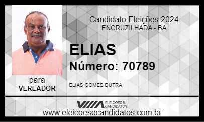 Candidato ELIAS 2024 - ENCRUZILHADA - Eleições