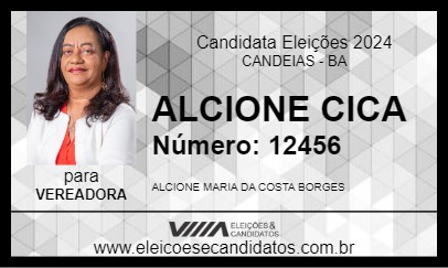 Candidato ALCIONE CICA 2024 - CANDEIAS - Eleições