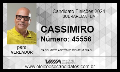 Candidato CASSIMIRO 2024 - BUERAREMA - Eleições