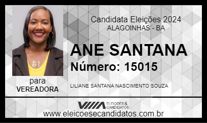 Candidato ANE SANTANA 2024 - ALAGOINHAS - Eleições