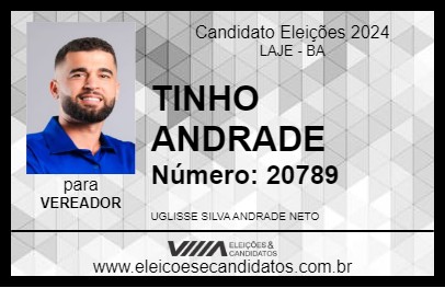 Candidato TINHO ANDRADE 2024 - LAJE - Eleições