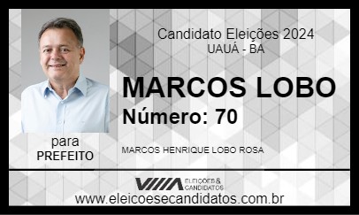 Candidato MARCOS LOBO 2024 - UAUÁ - Eleições