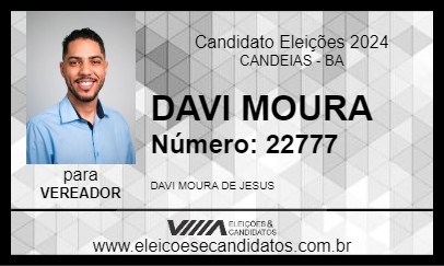 Candidato DAVI MOURA 2024 - CANDEIAS - Eleições