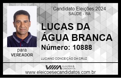 Candidato LUCAS DA ÁGUA BRANCA 2024 - SAÚDE - Eleições